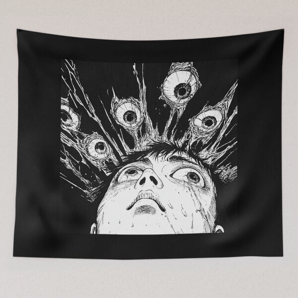 Item preview, Glimmering Phantoms - black and white horror manga anime boy designed and sold by ForsakenFrames.