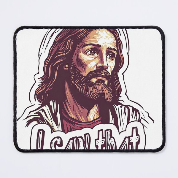 Item preview, Jesus I Saw That Meme Sticker designed and sold by ArtAlchemyCo.