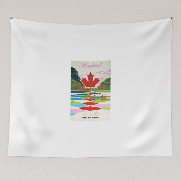 Item preview, Vintage travel poster for Montreal designed and sold by colliophoto.