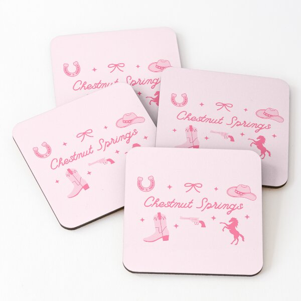 Item preview, chestnut springs - cowboy romance bookish trope cute pink  designed and sold by catdiasart.