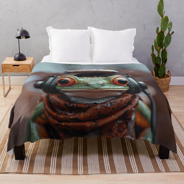 Item preview, Red-Eyed Tree Frog Vibes designed and sold by Sillytoe.