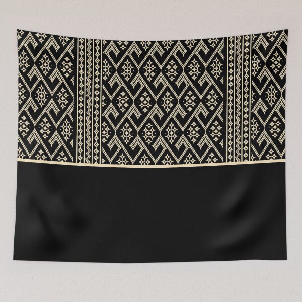 Item preview, Luxury ethnic fabric pattern designed and sold by _Patternique_.