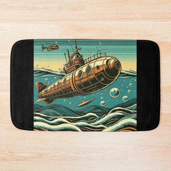 Item preview, Steampunk Submarine Pop Art Style designed and sold by artofuniverse.