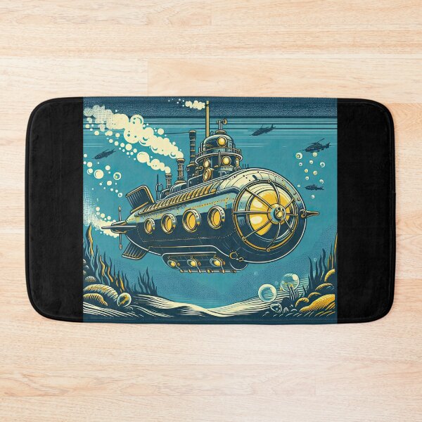 Item preview, Steampunk Submarine Pop Art Style designed and sold by artofuniverse.