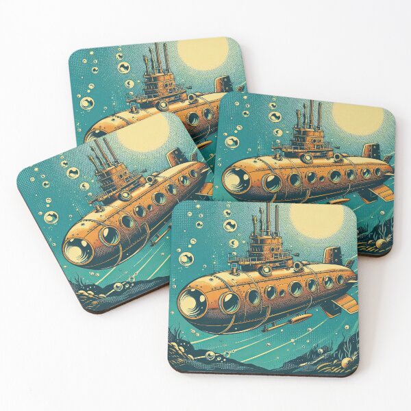 Item preview, Steampunk Submarine Pop Art Style designed and sold by artofuniverse.