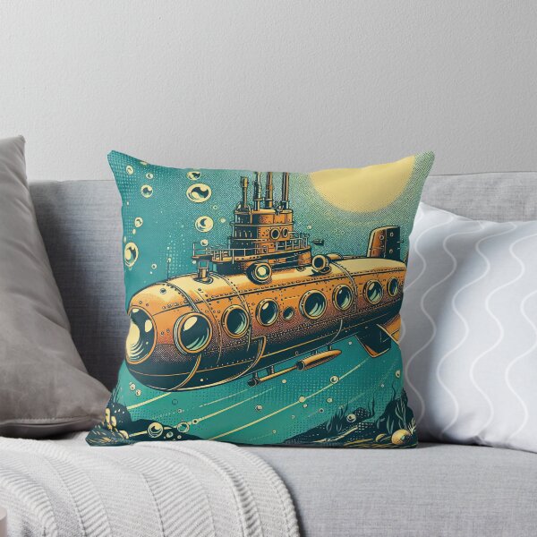 Item preview, Steampunk Submarine Pop Art Style designed and sold by artofuniverse.