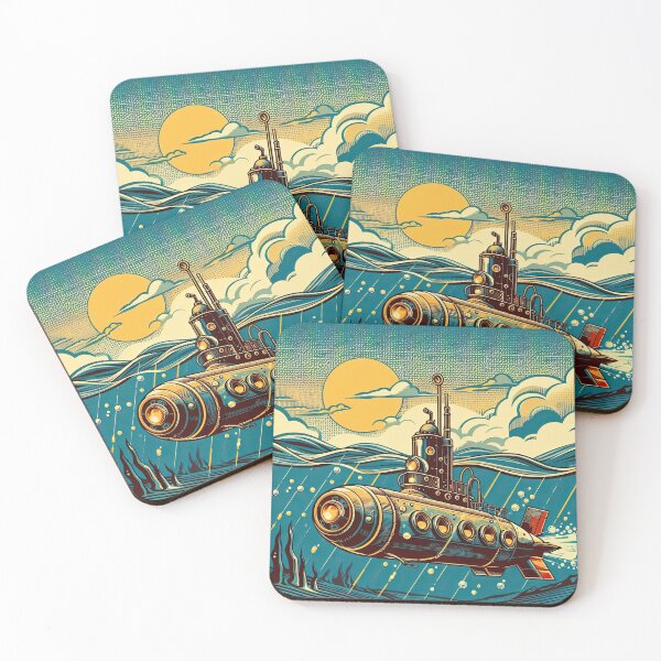Item preview, Steampunk Submarine Pop Art Style designed and sold by artofuniverse.