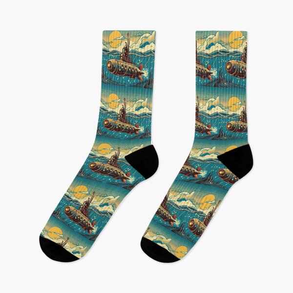 Item preview, Steampunk Submarine Pop Art Style designed and sold by artofuniverse.
