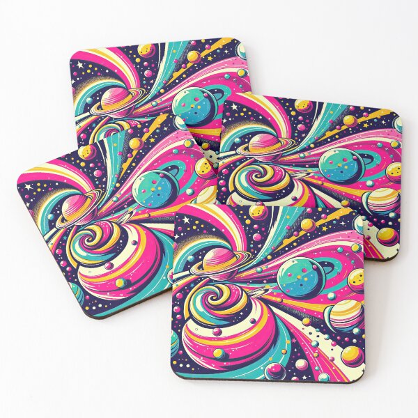 Item preview, Galaxy and Planets Pop Art Style designed and sold by artofuniverse.