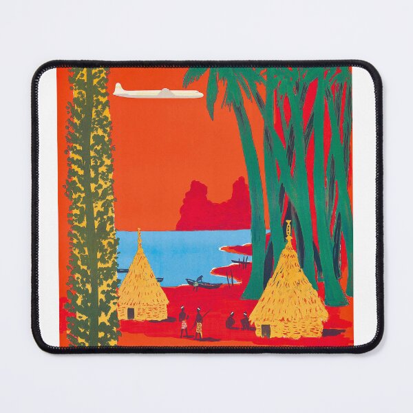 Item preview, Vintage travel poster for New Caledonia designed and sold by colliophoto.