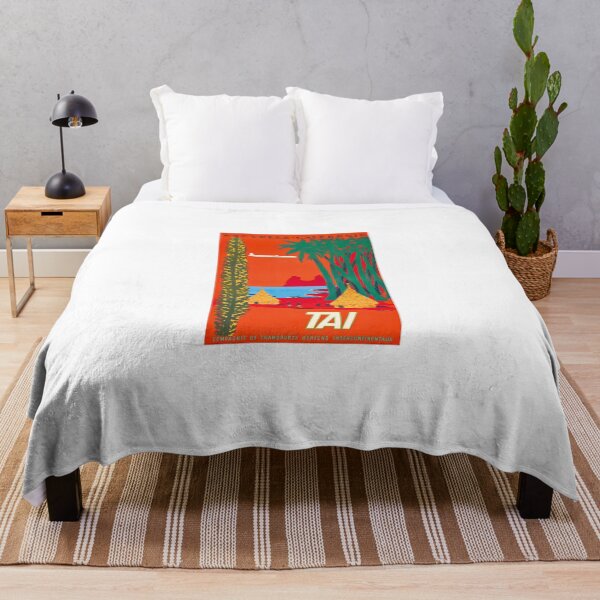 Item preview, Vintage travel poster for New Caledonia designed and sold by colliophoto.