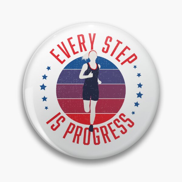 Item preview, Running Girl Every Step is Progress designed and sold by Sandra Brezina.