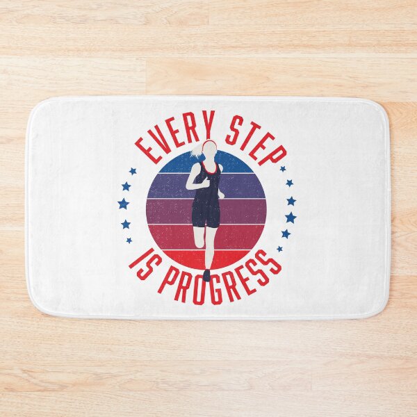 Item preview, Running Girl Every Step is Progress designed and sold by Sandra Brezina.