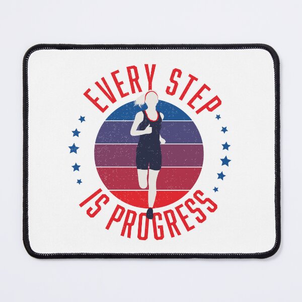 Item preview, Running Girl Every Step is Progress designed and sold by Sandra Brezina.