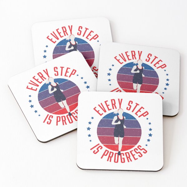 Item preview, Running Girl Every Step is Progress designed and sold by Sandra Brezina.