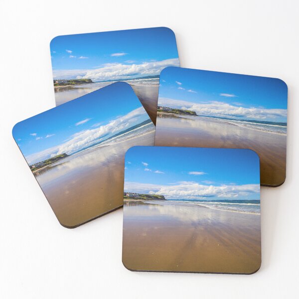 Item preview, Golden Reflections at Castlerock Beach designed and sold by KMNscapes – Ireland Prints & Beyond.