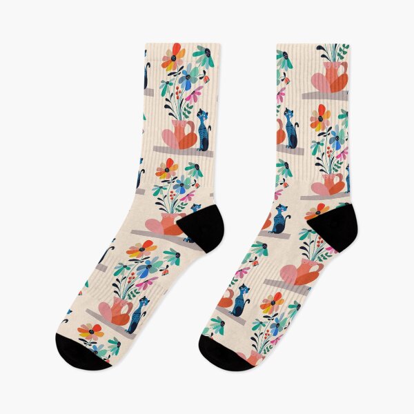 Item preview, Cat and flowers designed and sold by AmandaGJ9t3.