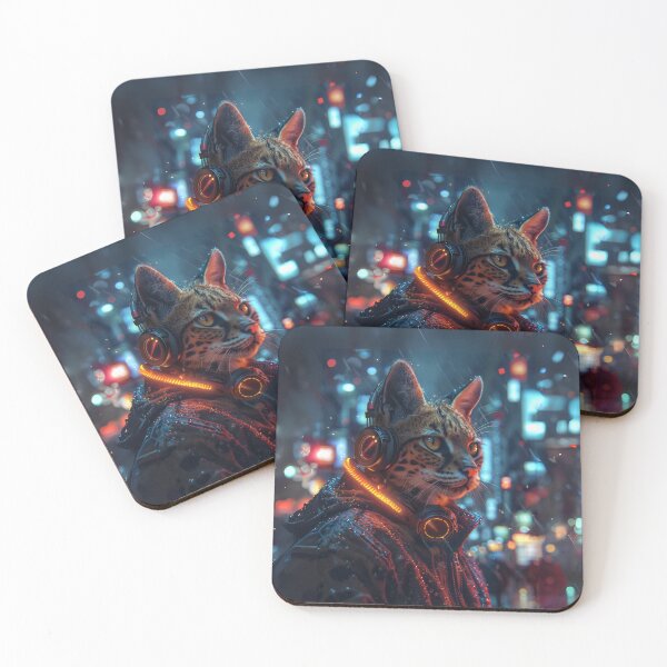 Item preview, Cyber Jungle Cat designed and sold by Sillytoe.