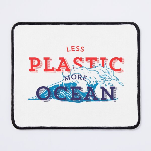 Item preview, Less Plastic, More Ocean — Sustainability T-shirt designed and sold by Mashhu.