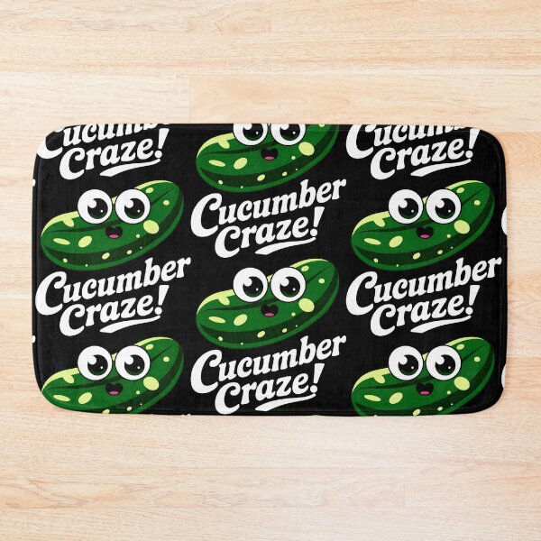 Item preview, CUCUMBER CRAZE! Emerald Eyes, Black Night, Green Delight designed and sold by SplashTastic.