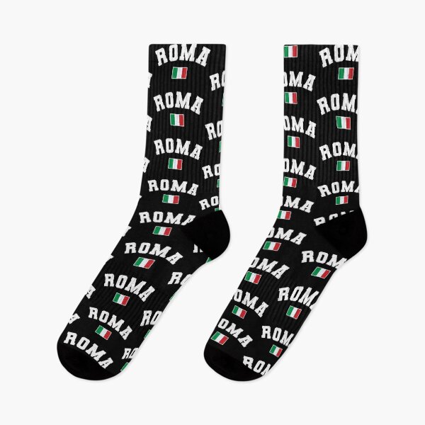 Item preview, Rome Distressed Athletic Typography w Italian Flag designed and sold by Happy Puppy Print On Demand.