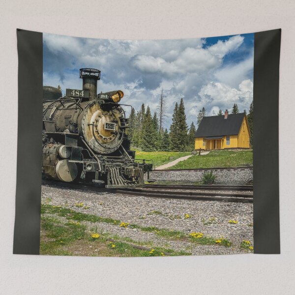 Item preview, Locomotive 484 Leaving Cumbres Pass designed and sold by Debra Martz.