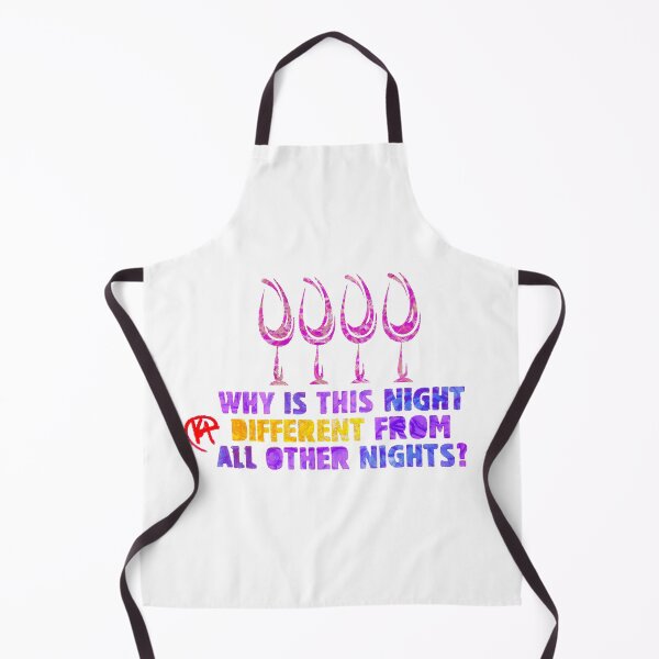 Item preview, Why Is This Night Different From All Other Nights Passover Art designed and sold by Kalli Taub Art.