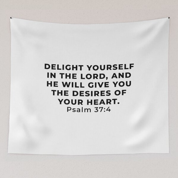 Item preview, Psalm 37:4 Bible Verse designed and sold by SoulQuot.