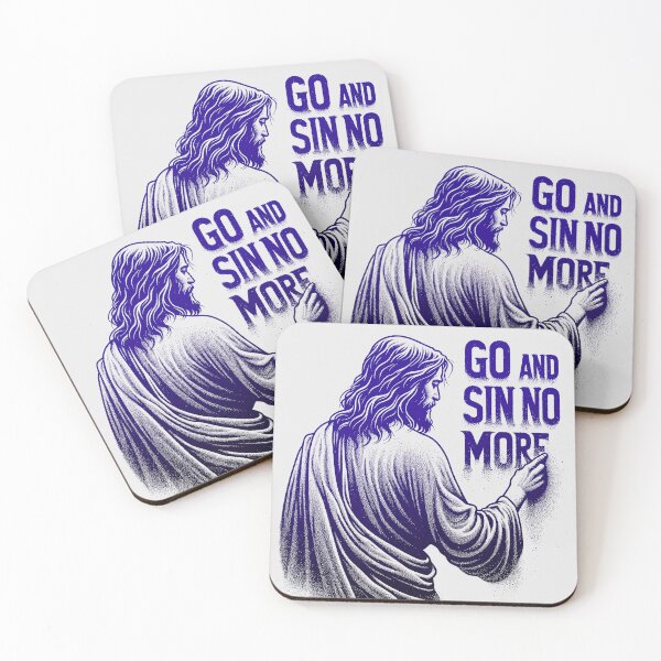 Item preview, Jesus Christ Inspirational Message - Go and Sin No More designed and sold by Tabu Touch.