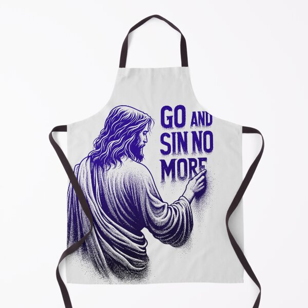 Item preview, Jesus Christ Inspirational Message - Go and Sin No More designed and sold by Tabu Touch.