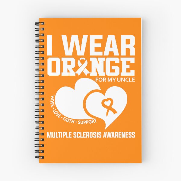 Item preview, I Wear Orange For My Uncle Multiple Sclerosis Awareness Gear designed and sold by DynamicDesign.