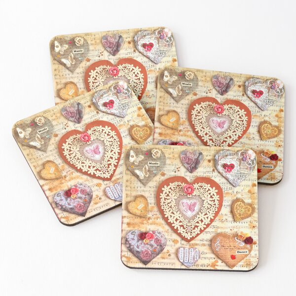 Item preview, Hearts Collage designed and sold by Bondillero.