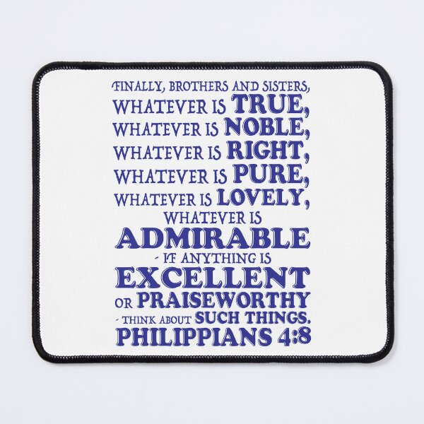 Item preview, Philippians 4:8 Think About Such Things designed and sold by plushism.