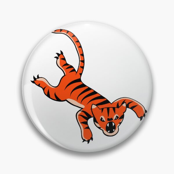 Item preview, Leaping Tiger Cartoon designed and sold by Hadrianwild.