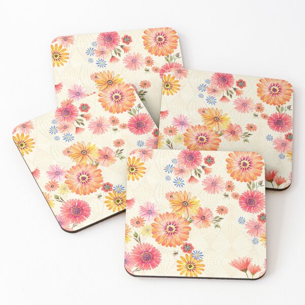 Item preview, Namaqualand Boho light floral pattern designed and sold by Leanne  Nowell.