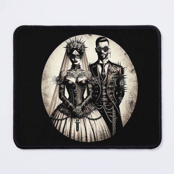 Item preview, Gothic Steampunk Couple - Dark Romance & Vintage Elegance designed and sold by Tabu Touch.