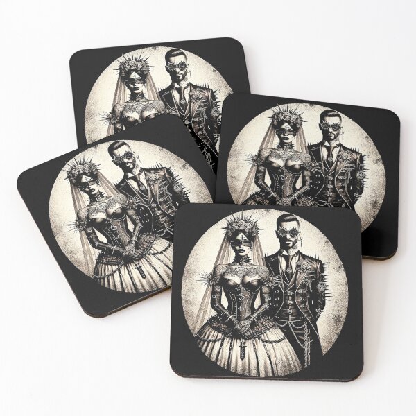 Item preview, Gothic Steampunk Couple - Dark Romance & Vintage Elegance designed and sold by Tabu Touch.