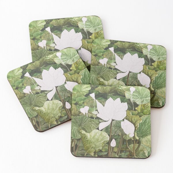 Item preview, A picture of a lotus flower that looks like it has no lotus flower. designed and sold by Jasmine071237.