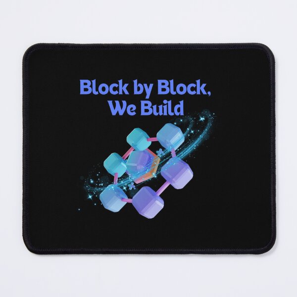 Item preview, Block By Block, We Build For Blockchain Enthusiasts designed and sold by MarieSusan.