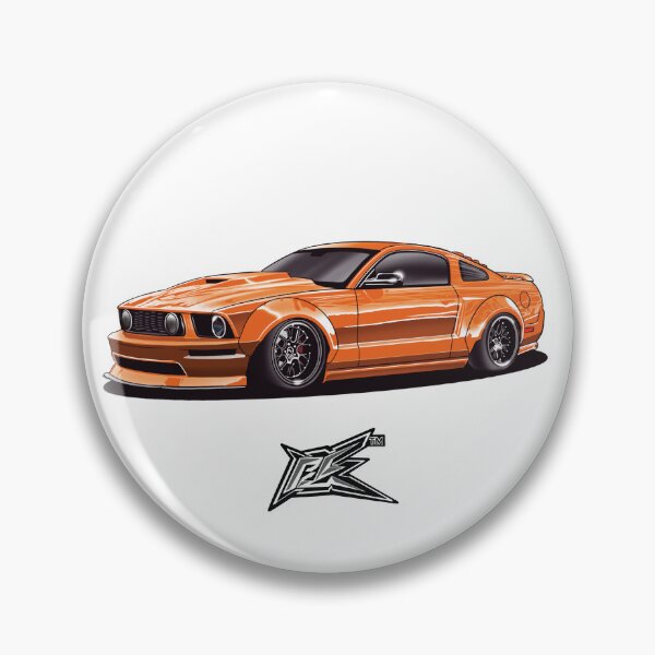 Item preview, ford mustang s197 widebody orange  designed and sold by NaquashM.