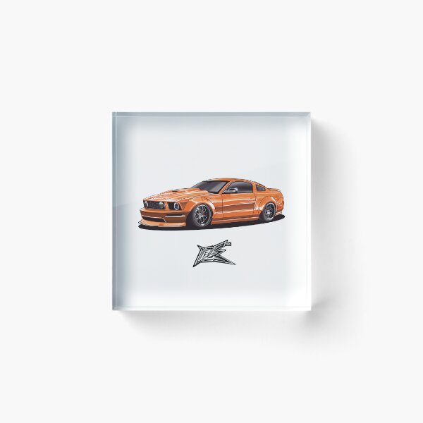 Item preview, ford mustang s197 widebody orange  designed and sold by NaquashM.