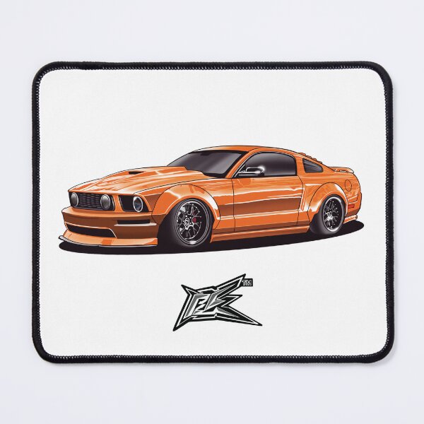 Item preview, ford mustang s197 widebody orange  designed and sold by NaquashM.