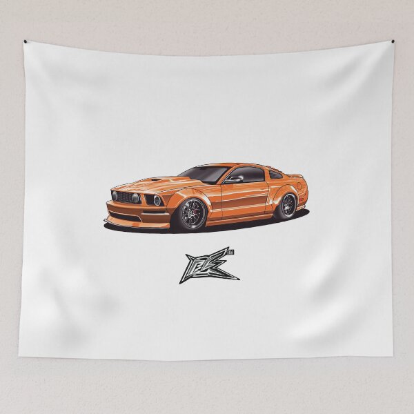 Item preview, ford mustang s197 widebody orange  designed and sold by NaquashM.
