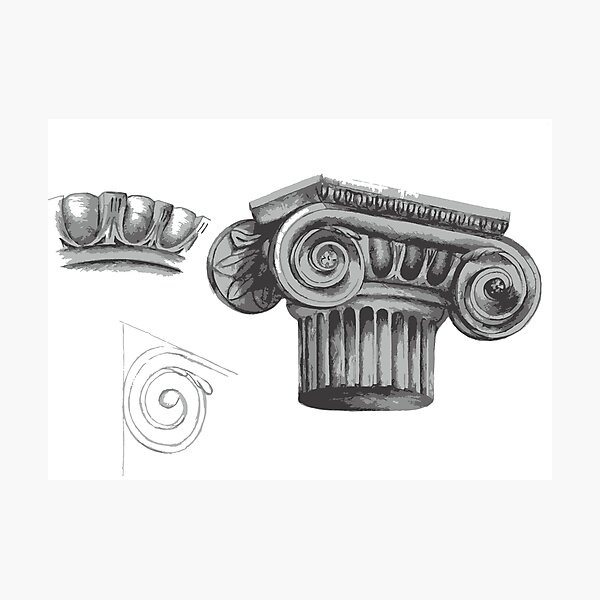 ArtStudy Greek Architecture Photographic Print