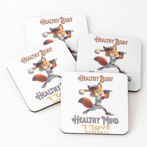 Item preview, Fox playing baseball designed and sold by I-love-music.