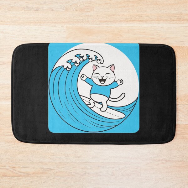 Item preview, funny animals surfing the waves  designed and sold by AnimalsDH305.