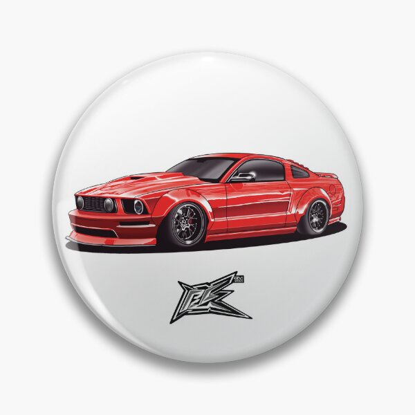Item preview, ford mustang s197 widebody red designed and sold by NaquashM.
