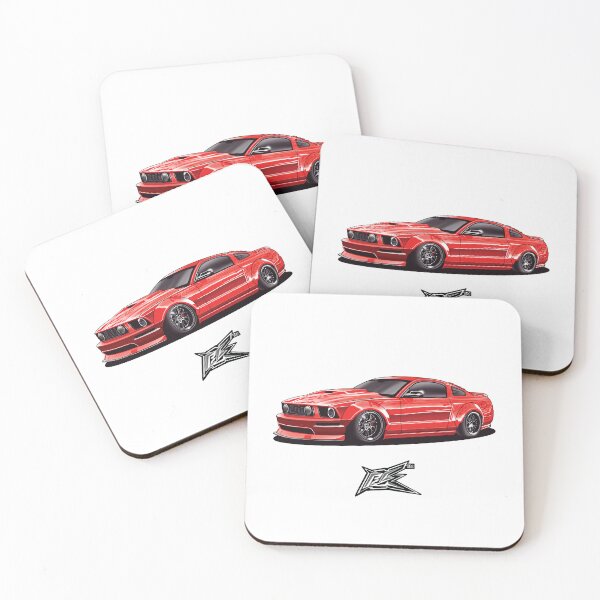 Item preview, ford mustang s197 widebody red designed and sold by NaquashM.