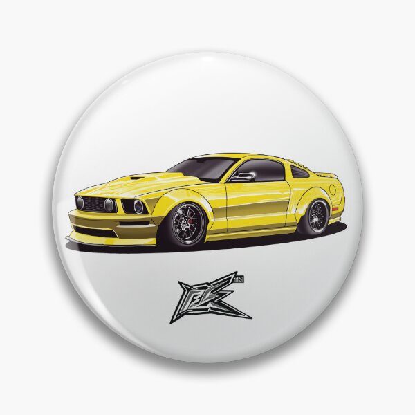 Item preview, ford mustang s197 widebody yellow  designed and sold by NaquashM.
