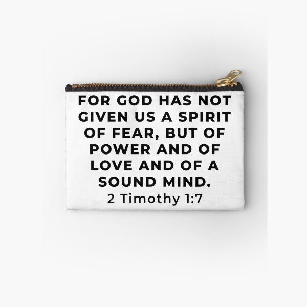 Item preview, 2 Timothy 1:7 Bible Verse designed and sold by SoulQuot.
